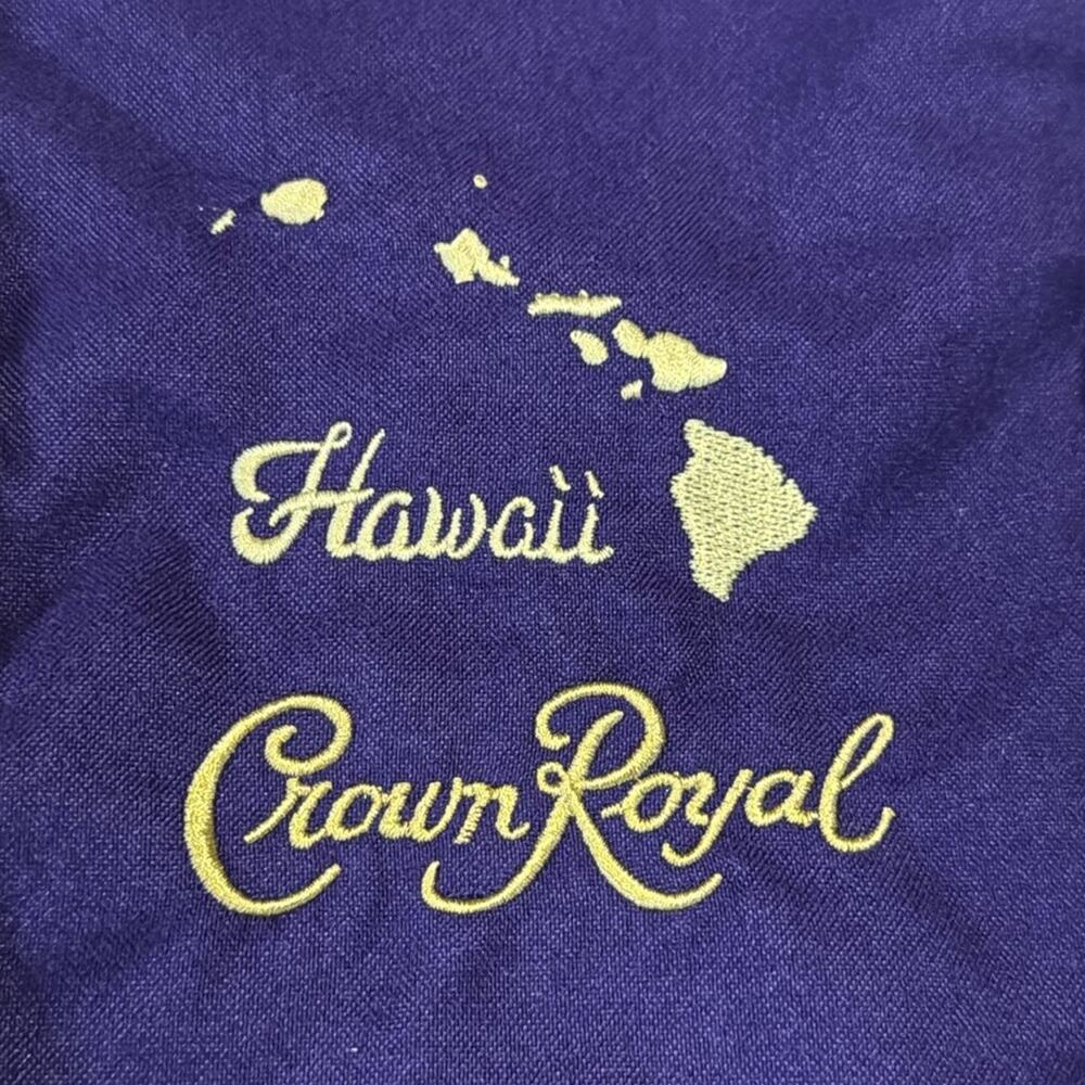 Crown Royal Bag Hawaiian Islands Limited Edition Embroidered Hawaii
